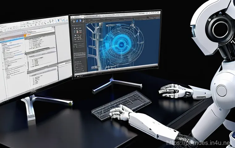 기계설계디자이너로 전직하기 - **Prompt:** A bright, state-of-the-art research and development facility focused on sustainable ener...